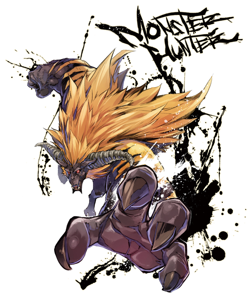 rajang and enraged rajang (monster hunter) drawn by fuse_ryuuta