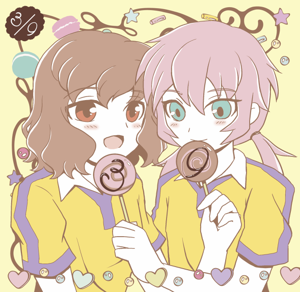 kirino ranmaru and shindou takuto (inazuma eleven and 1 more) drawn by shiramomo