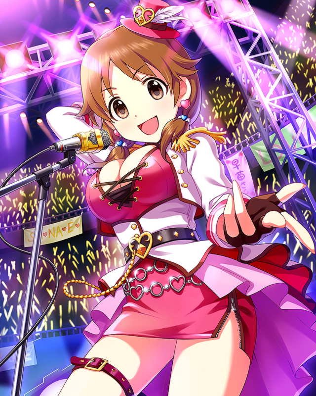 katagiri sanae (idolmaster and 1 more)