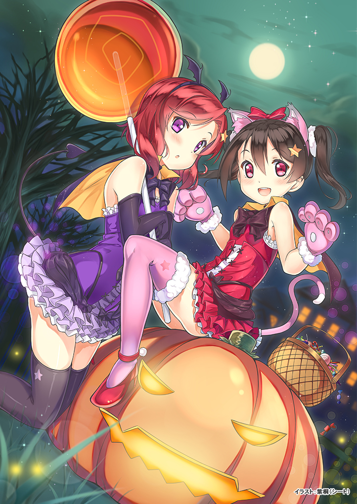nishikino maki and yazawa nico (love live! and 1 more) drawn by shitou_(1992116210)