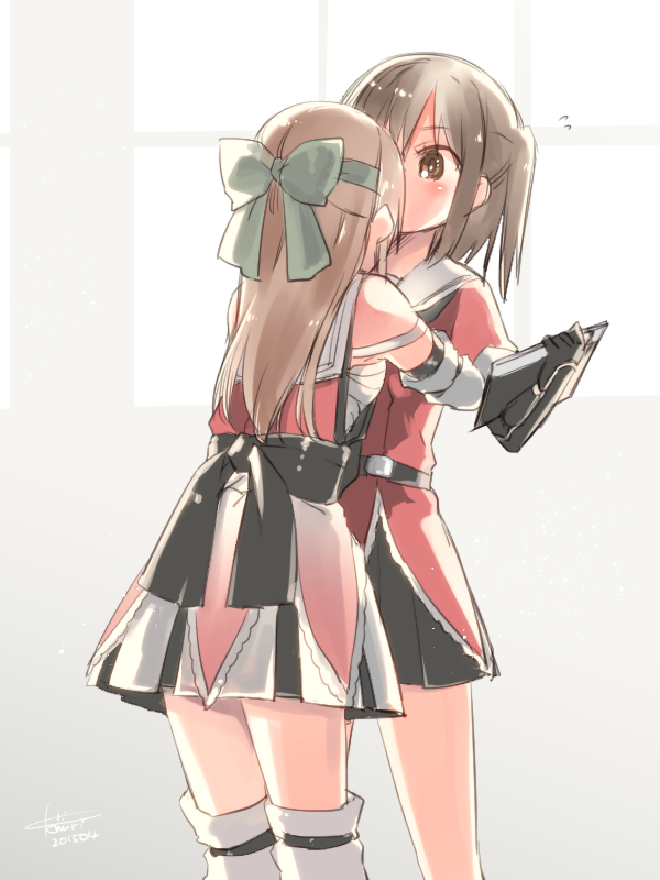 sendai and jintsuu (kantai collection) drawn by koruri