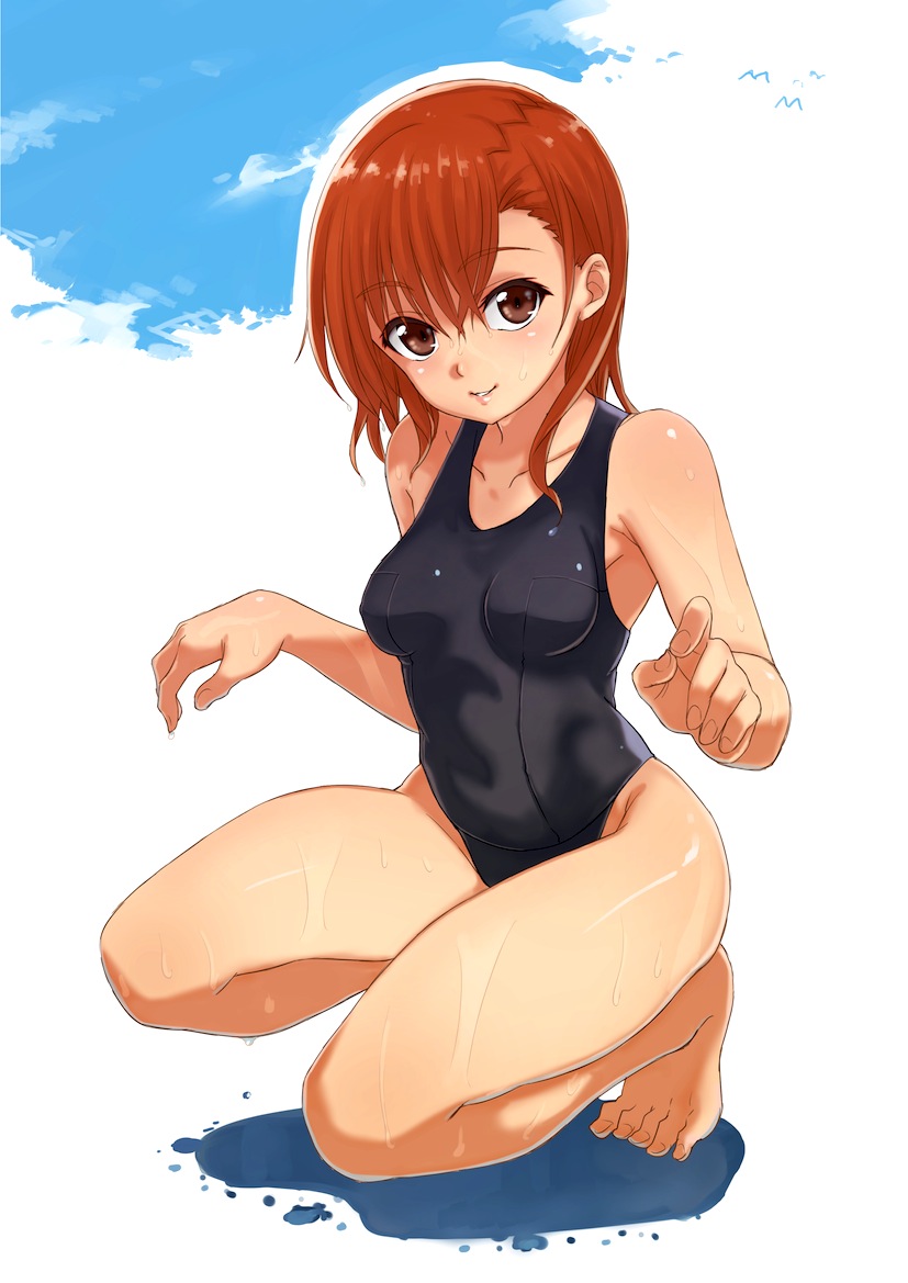 misaka mikoto (toaru majutsu no index and 1 more) drawn by isshi_pyuma