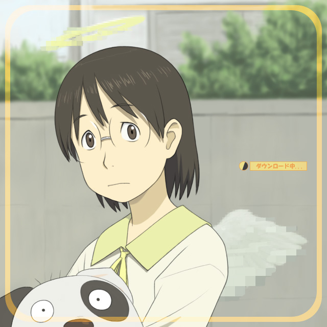 okonogi yuuko and densuke (dennou coil and 1 more) drawn by yasunon