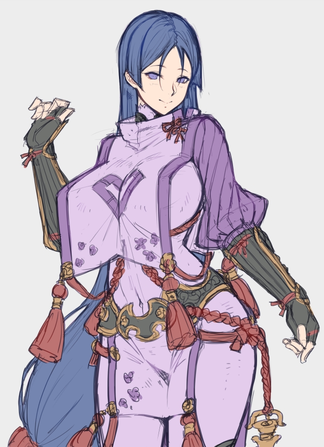 minamoto no raikou (fate and 1 more) drawn by huang_xie