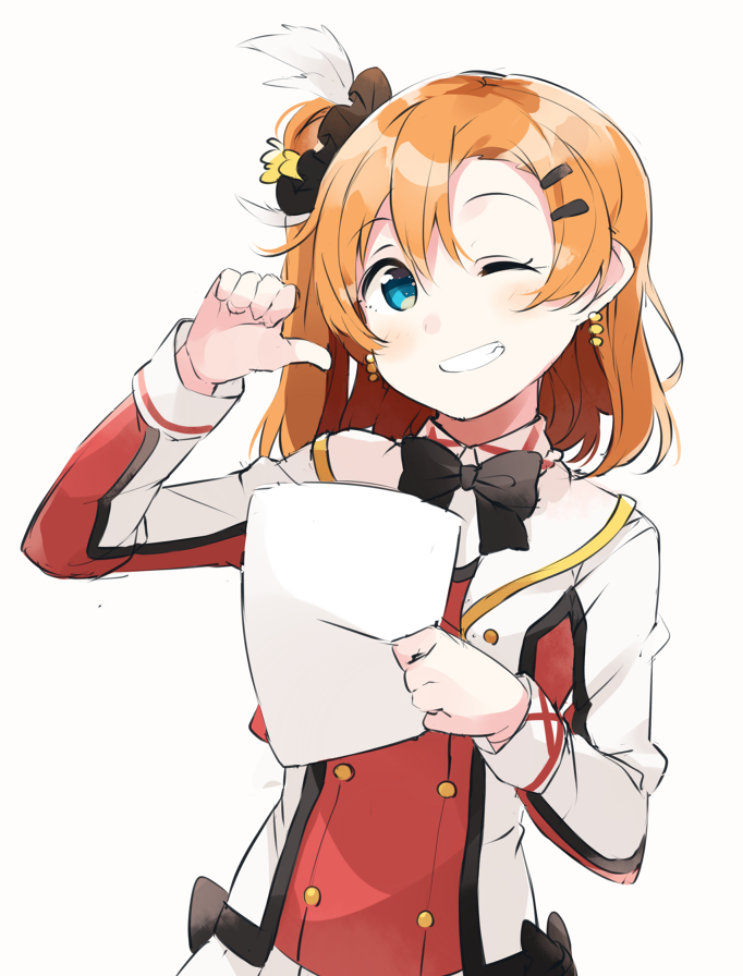 kosaka honoka (love live! and 1 more) drawn by totoki86
