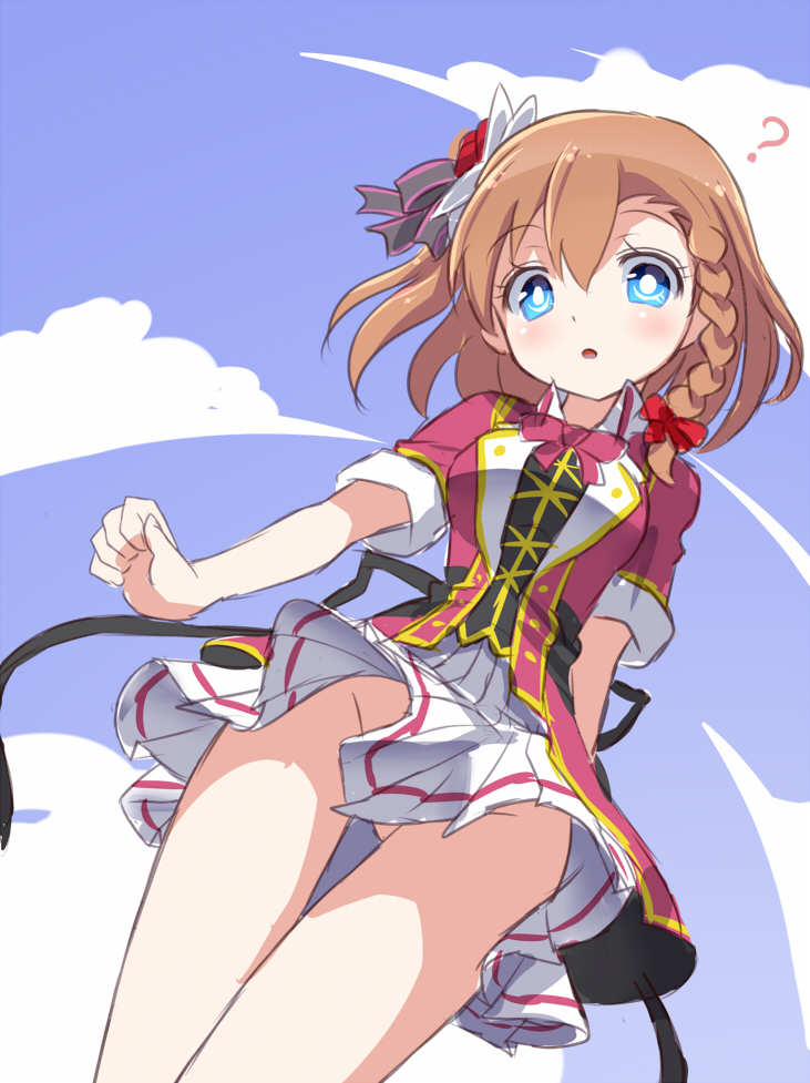 kosaka honoka (love live! and 1 more) drawn by shipii_(jigglypuff)