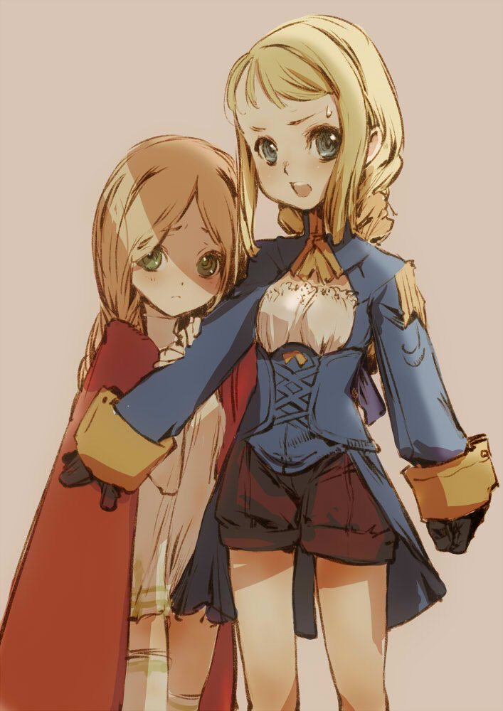 agrias oaks and ovelia atkascha (final fantasy and 1 more) drawn by branch_(blackrabbits)