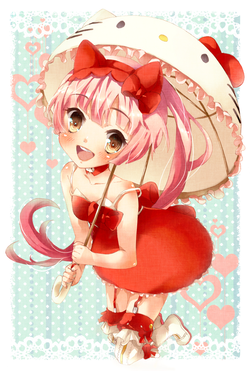 hello kitty and nekomura iroha (vocaloid and 3 more) drawn by tottsuan