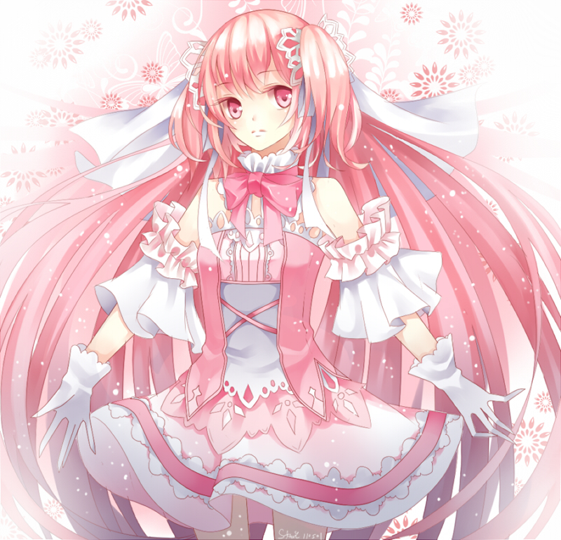 kaname madoka and ultimate madoka (mahou shoujo madoka magica) drawn by stari