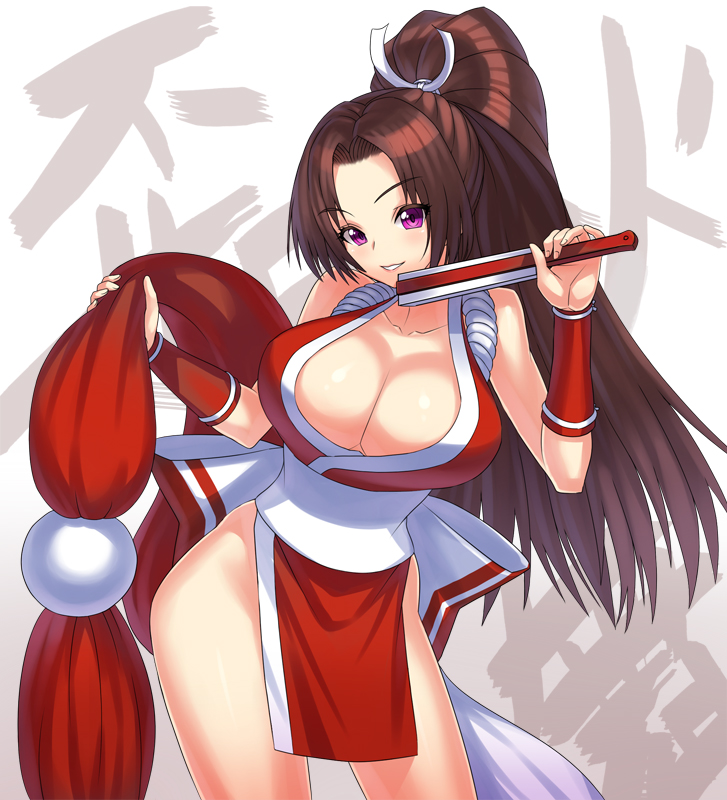 shiranui mai (the king of fighters and 1 more) drawn by yapo_(croquis_side)