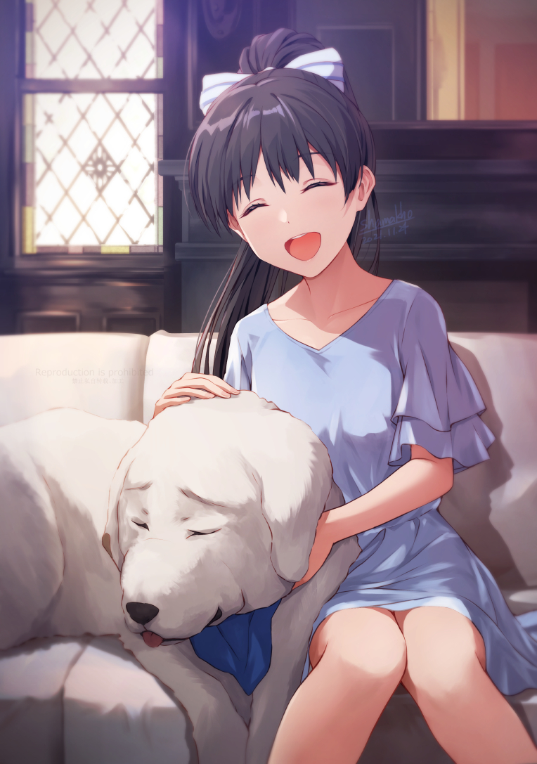 hazuki ren and chibi (love live! and 1 more) drawn by shamakho