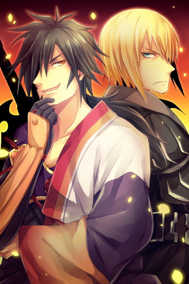 eizen and rokurou rangetsu (tales of and 1 more) drawn by natsuki_yuka