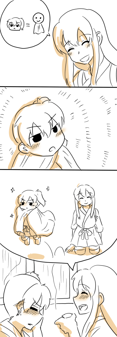 kaga and akagi (kantai collection) drawn by sento_(iroiro_gottani)