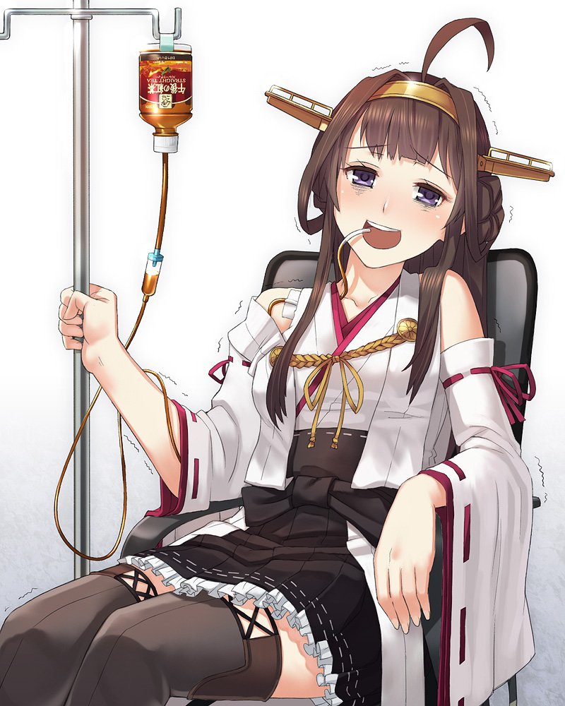 kongou and kongou kai ni (kantai collection) drawn by itou_(onsoku_tassha)