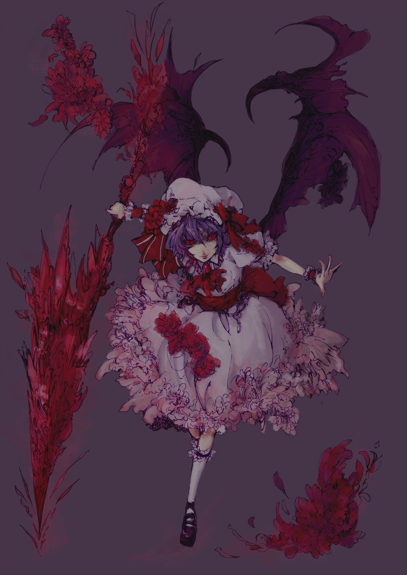 remilia scarlet (touhou) drawn by naname_(strange_world)