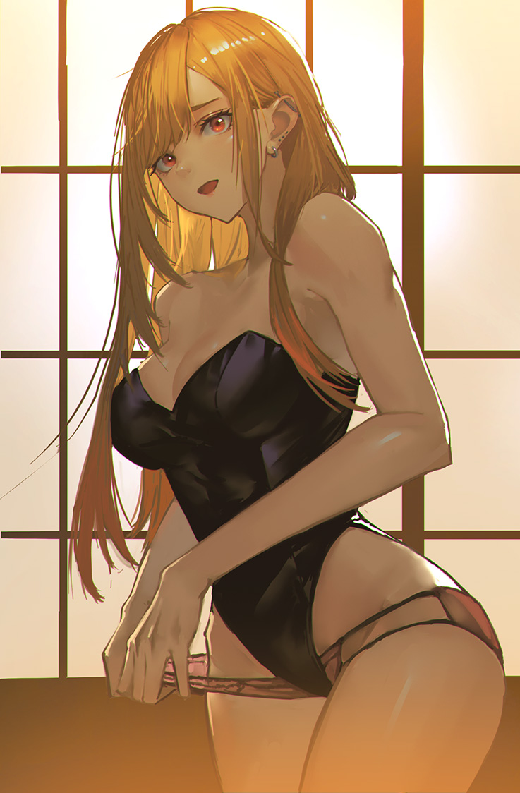 kitagawa marin (sono bisque doll wa koi wo suru) drawn by xleontan