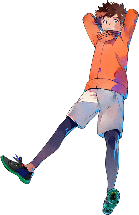 hinata minoru (digimon and 1 more) drawn by ukumo_uichi