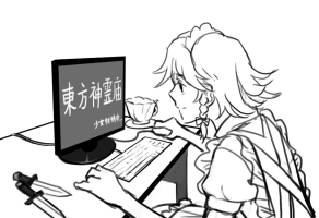 izayoi sakuya and konpaku youmu (touhou and 2 more) drawn by as109