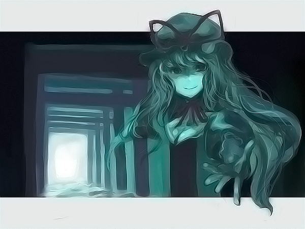 yakumo yukari (touhou) drawn by ritsu_(roboroboro)