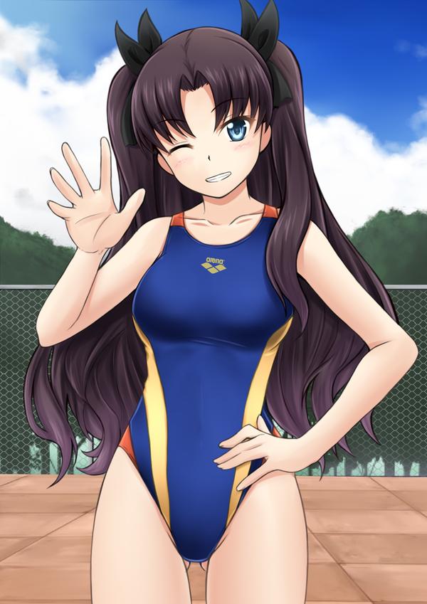 tohsaka rin (fate and 1 more) drawn by fuuma_nagi