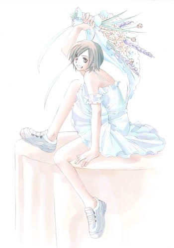 yuffie kisaragi (final fantasy and 1 more) drawn by rendezvous