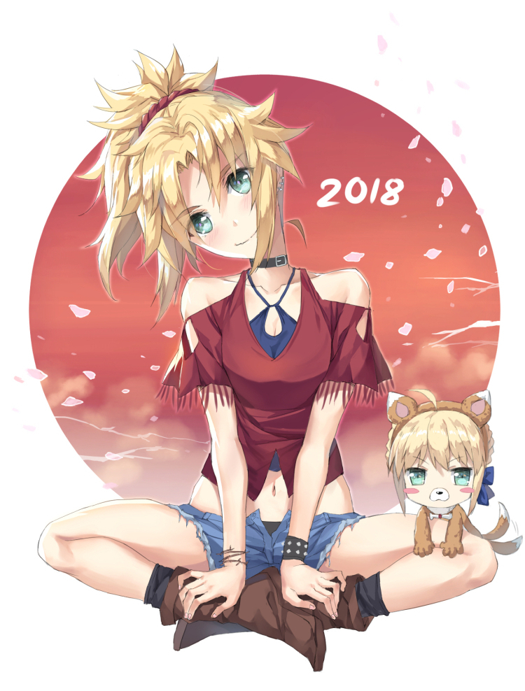 artoria pendragon, saber, and mordred (fate and 3 more) drawn by tonee