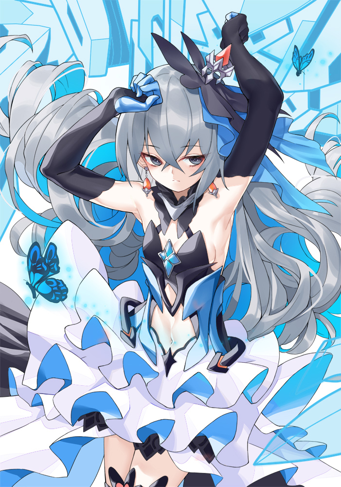 bronya zaychik (honkai and 1 more) drawn by ginklaga