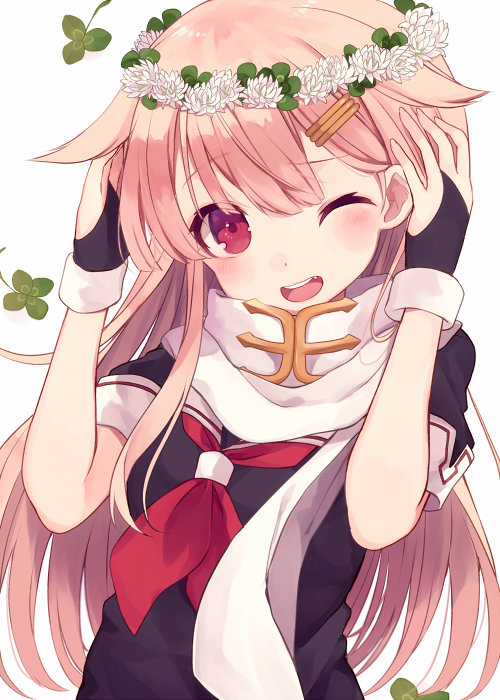 yuudachi and yuudachi kai ni (kantai collection) drawn by shugao