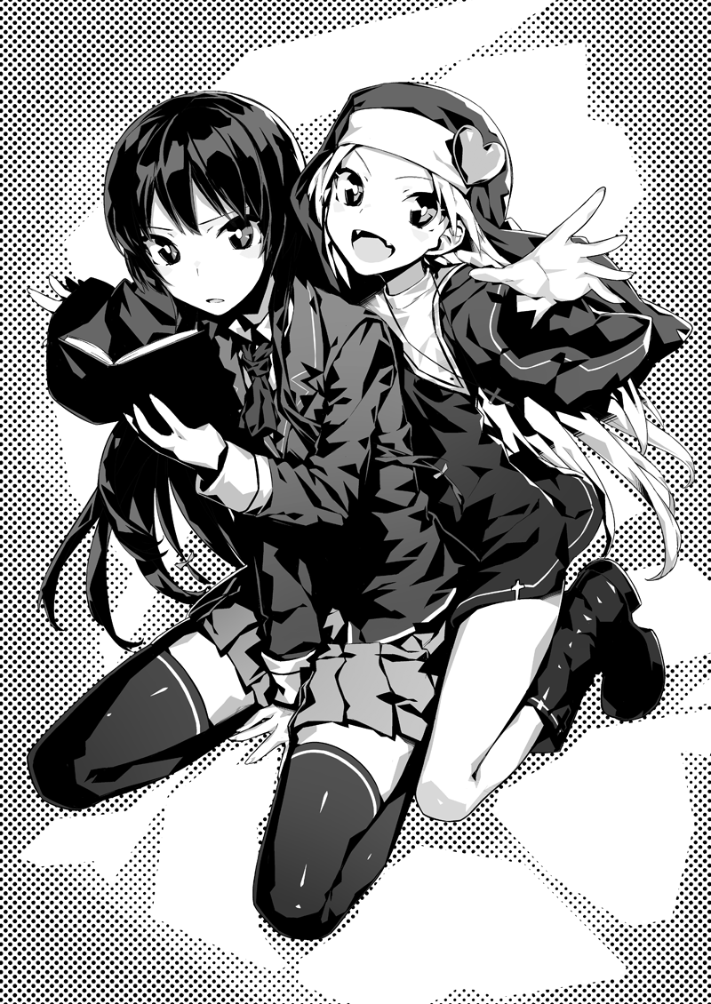 mikazuki yozora and takayama maria (boku wa tomodachi ga sukunai) drawn by kanjy00u