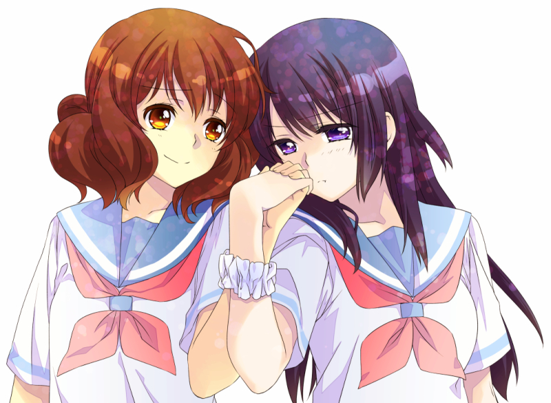 oumae kumiko and kousaka reina (hibike! euphonium) drawn by tama_two_(fukuya)