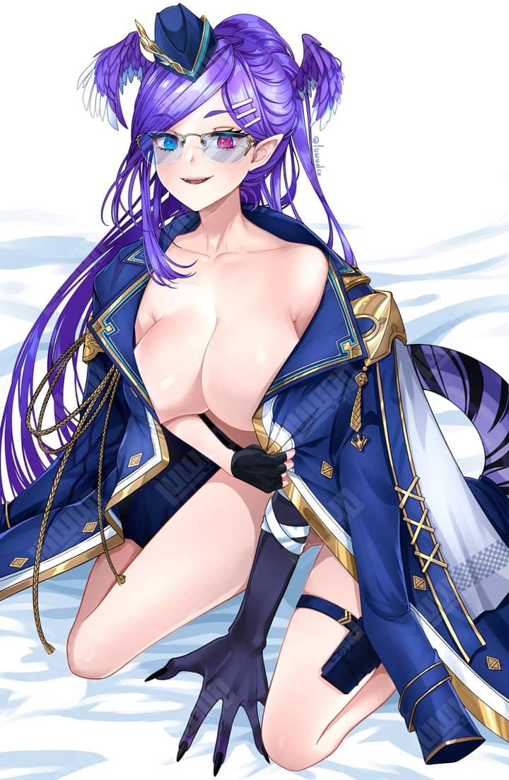 selen tatsuki (nijisanji and 1 more) drawn by luwudco