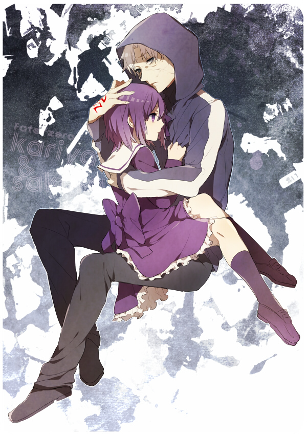 matou sakura and matou kariya (fate and 1 more) drawn by asuda