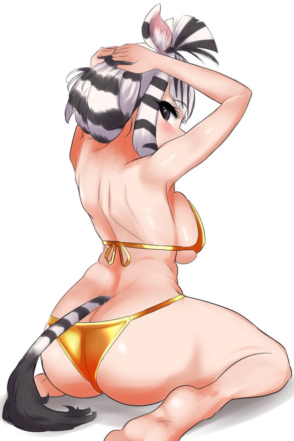chapman's zebra (kemono friends) drawn by negi_e_mon