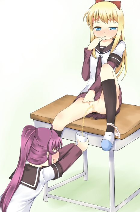 toshinou kyouko and sugiura ayano (yuruyuri) drawn by kendo_kozone