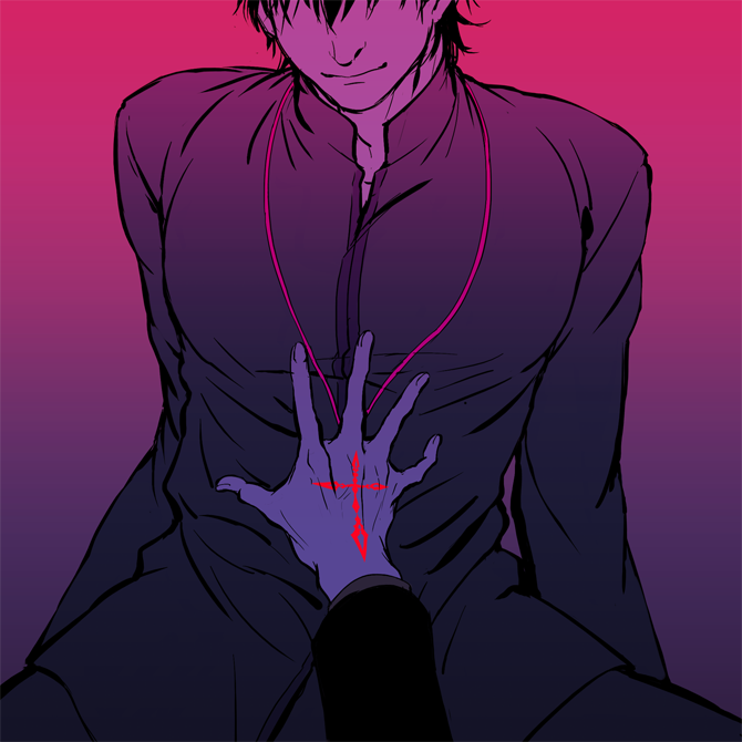 kotomine kirei and emiya kiritsugu (fate and 1 more) drawn by j_(onjj)