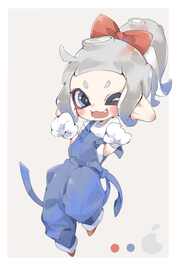 octoling player character and octoling girl (splatoon) drawn by matsushita_(matsudbox)