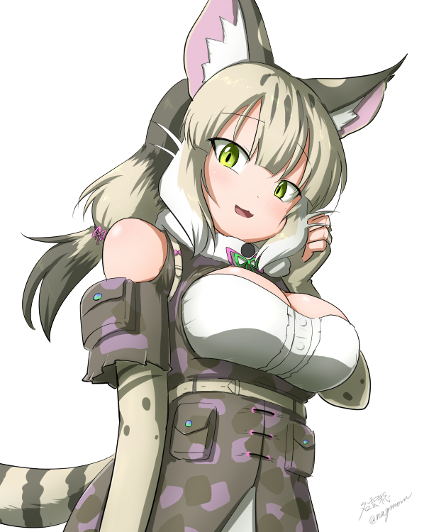 jungle cat (kemono friends and 1 more) drawn by taurine_8000mg