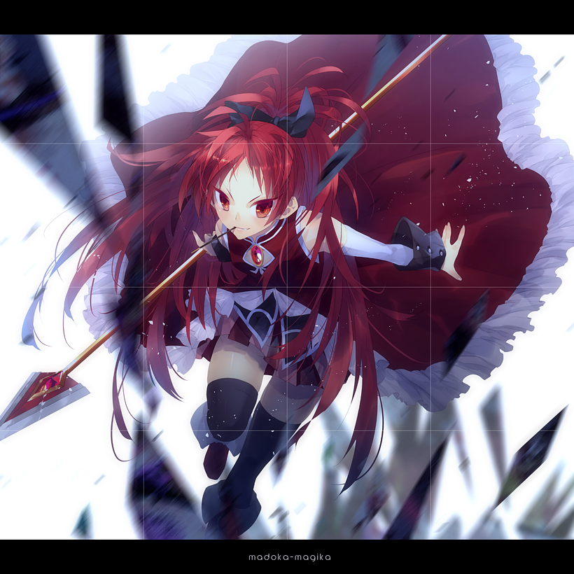 sakura kyoko (mahou shoujo madoka magica) drawn by hiramatsu_(rama)