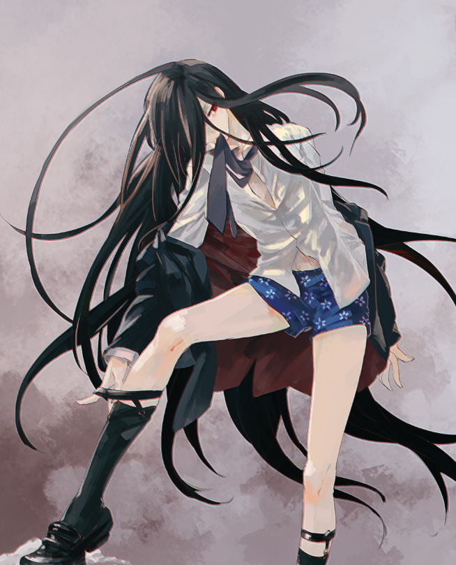 kamukura izuru (danganronpa and 1 more) drawn by hikagami_yukiri