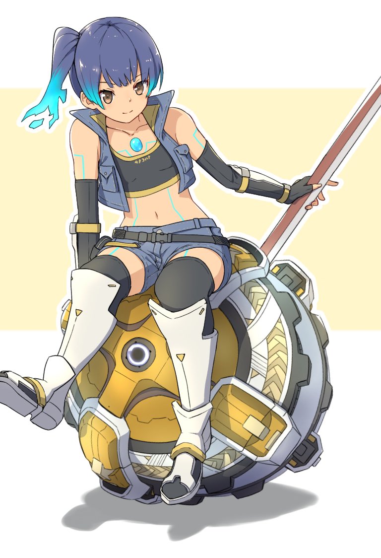 sena (xenoblade chronicles and 1 more) drawn by tekology