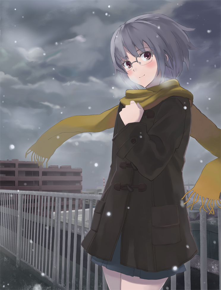 nagato yuki (suzumiya haruhi no yuuutsu and 1 more) drawn by nishikawa_ari