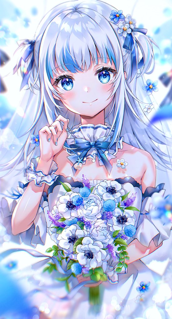 gawr gura (hololive and 1 more) drawn by amaki_ruto