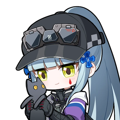 hk416 and klukai (girls' frontline and 1 more)