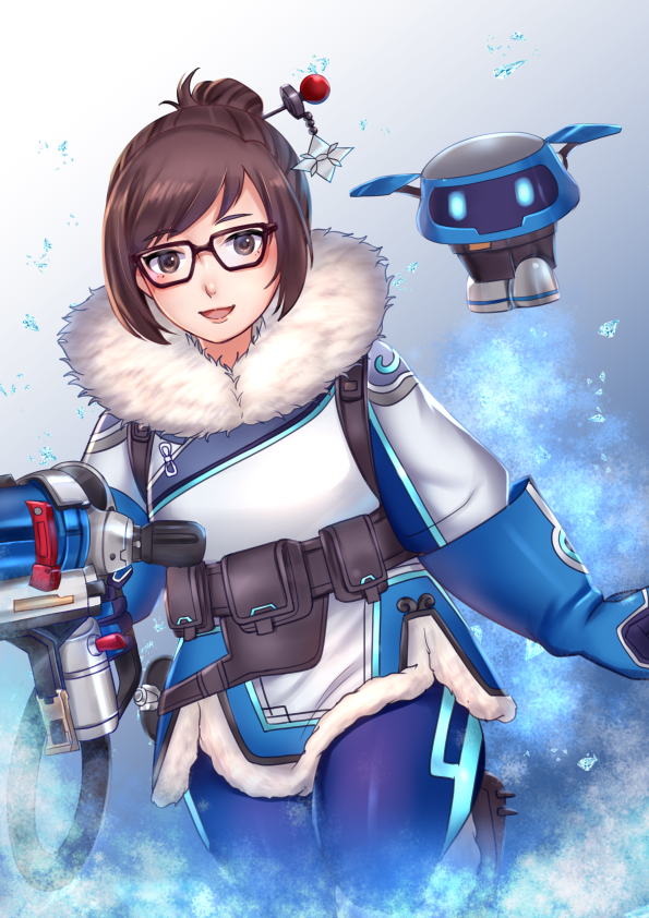 mei (overwatch and 1 more) drawn by sayama_(chiwan0830)