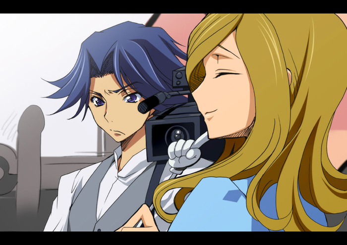 milly ashford and rivalz cardemonde (code geass) drawn by creayus