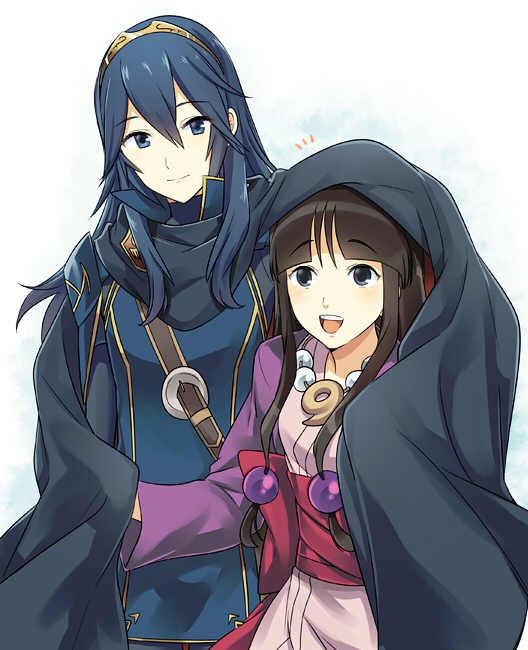 lucina and maya fey (fire emblem and 4 more) drawn by ameno_(a_meno0)