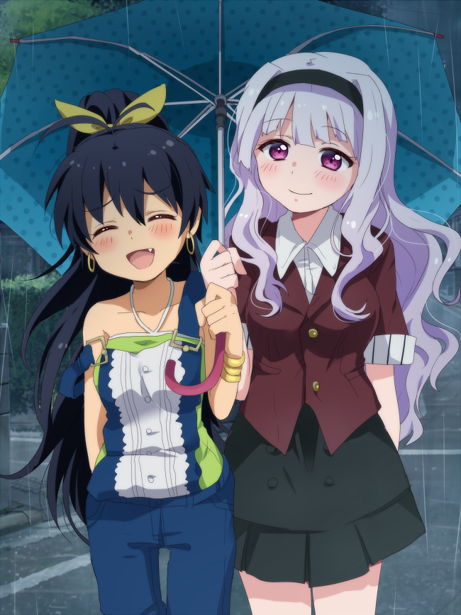 shijou takane and ganaha hibiki (idolmaster) drawn by hiiringu