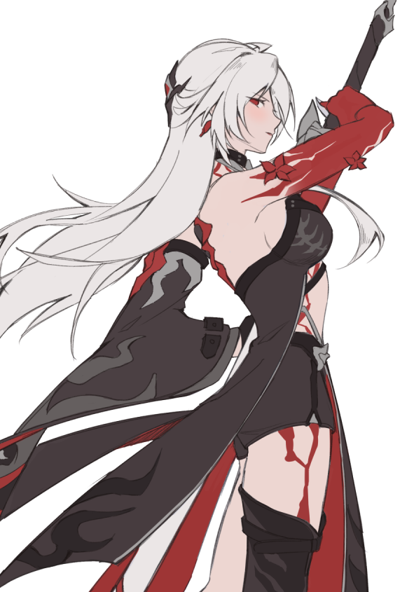 acheron (honkai and 1 more) drawn by reika_(reikadraws)