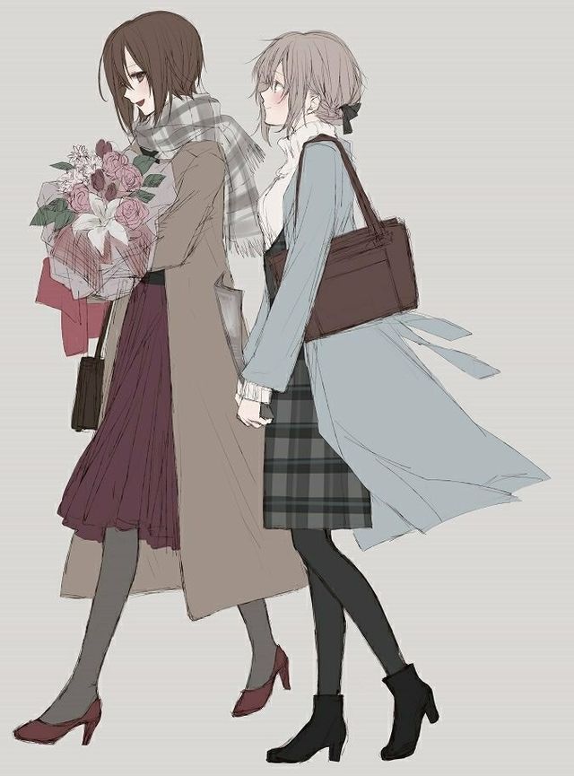 nishizumi maho and itsumi erika (girls und panzer) drawn by uki_(lachryphagy)