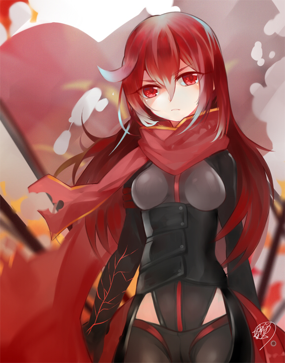 elesis and dark knight (elsword) drawn by jun_huan